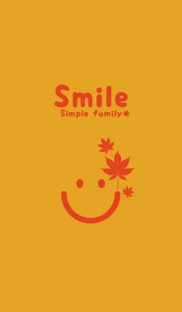 [LINE着せ替え] スマイル＆紅葉 パンプキンの画像1