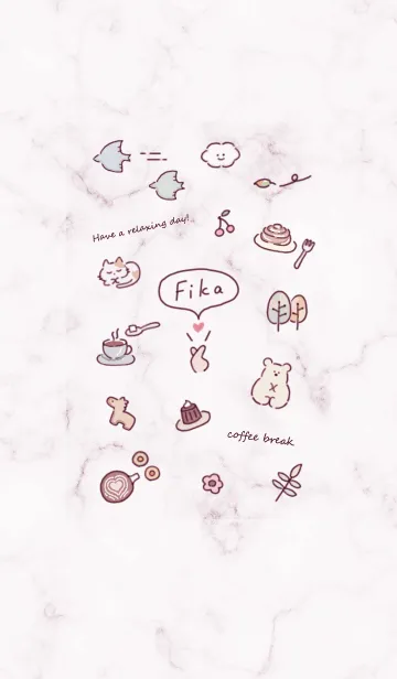 [LINE着せ替え] アイコンとマーブル♥バイオレット04_1の画像1