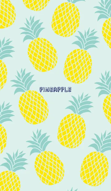 [LINE着せ替え] パイナップル ランダム7の画像1