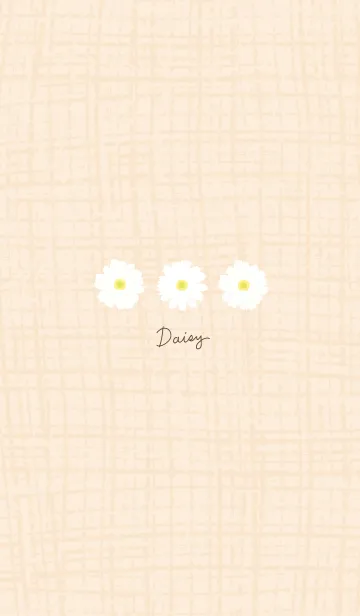 [LINE着せ替え] シンプル マーガレット24の画像1