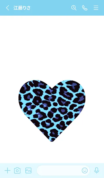 [LINE着せ替え] レオパード ハート 2の画像3