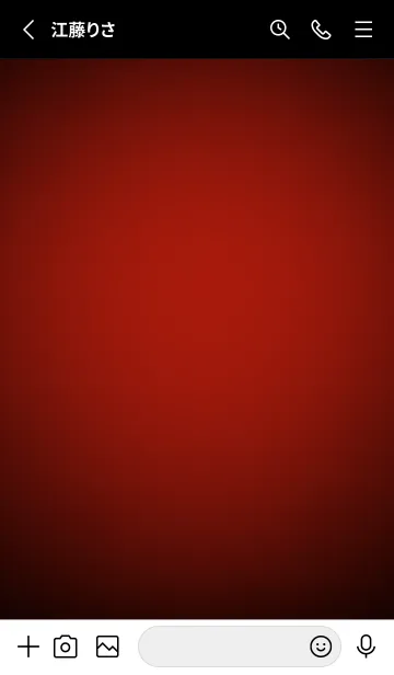 [LINE着せ替え] Apple Red Light Theme V3 (JP)の画像3