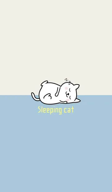 [LINE着せ替え] I am a Sleeping cat 23の画像1