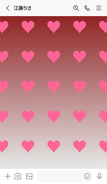 [LINE着せ替え] マルーン❤︎アズール/TKCJの画像3