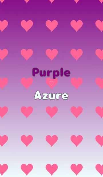 [LINE着せ替え] パープル❤︎アズール/TKCJの画像1