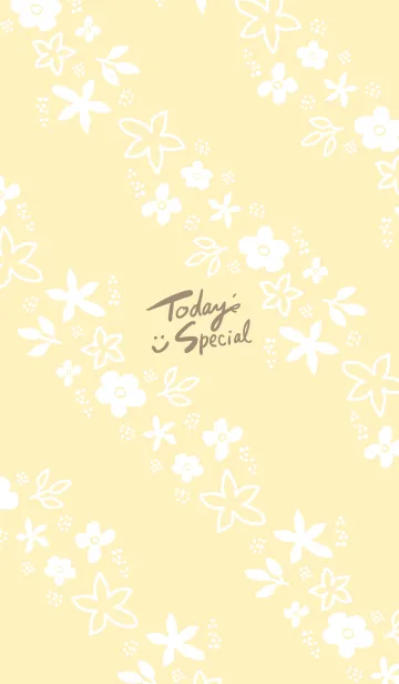 [LINE着せ替え] 白い花々 斜め16の画像1