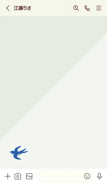 [LINE着せ替え] ツバメ シンプル25の画像3