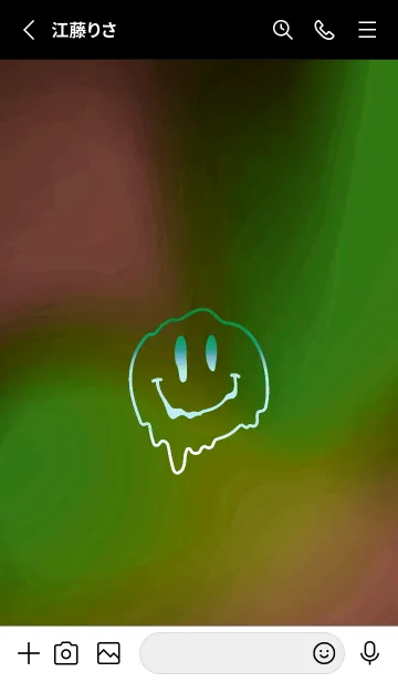 [LINE着せ替え] サイケデリック スマイル 245の画像3