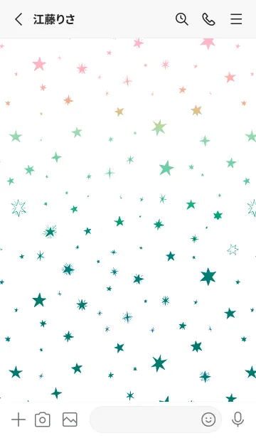 [LINE着せ替え] ミニ スターズ _44の画像3