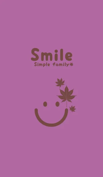 [LINE着せ替え] スマイル＆紅葉 モーベットの画像1