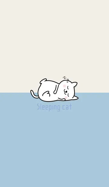 [LINE着せ替え] I am a Sleeping cat 24の画像1