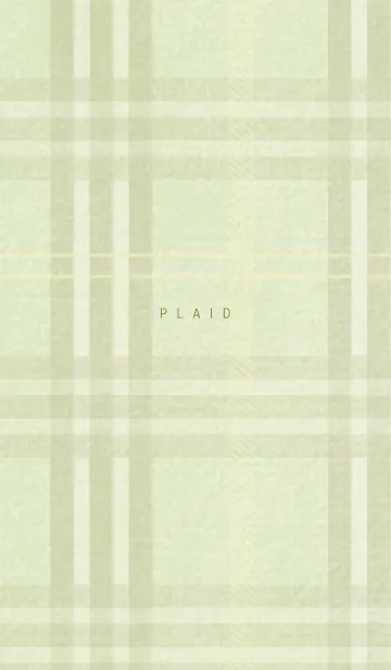 [LINE着せ替え] シンプル チェック柄 01 - green teaの画像1