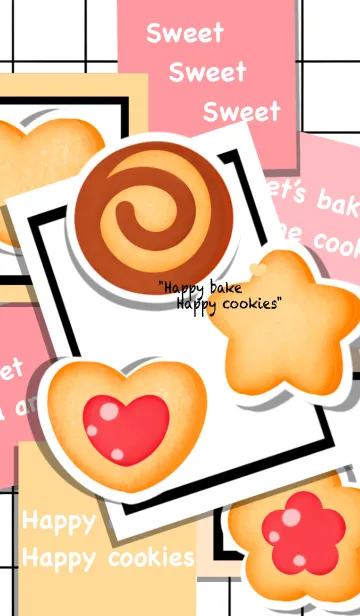 [LINE着せ替え] Sweet cookies 3 :')の画像1