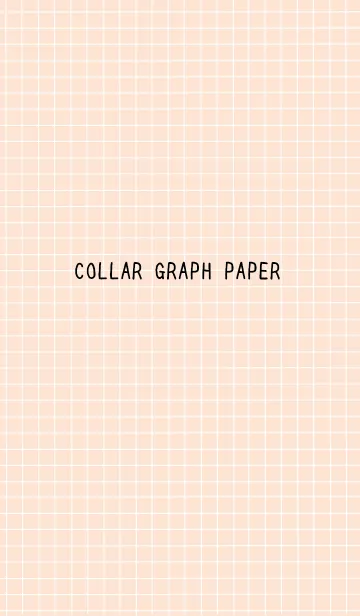 [LINE着せ替え] カラー方眼紙の着せかえ/ピンクベージュの画像1