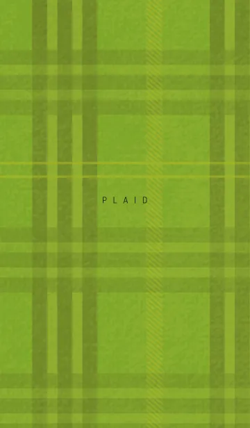 [LINE着せ替え] シンプル チェック柄 01 - green tea (a)の画像1