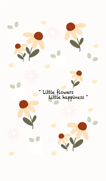 [LINE着せ替え] My little white flowers 3の画像1