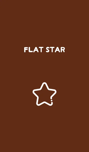 [LINE着せ替え] FLAT STAR / Chocholateの画像1