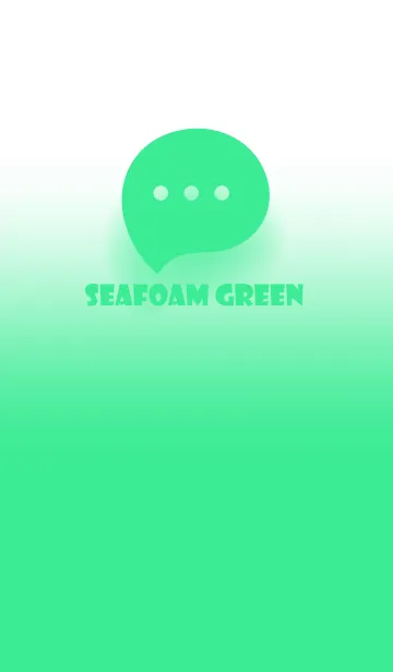 [LINE着せ替え] Seafoam Green & White Theme V.2 (JP)の画像1