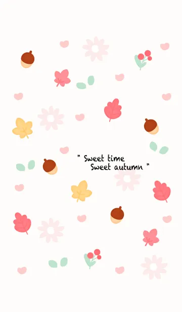 [LINE着せ替え] Pastel autumn timeの画像1