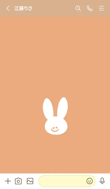 [LINE着せ替え] ホワイト ラビット 2の画像3