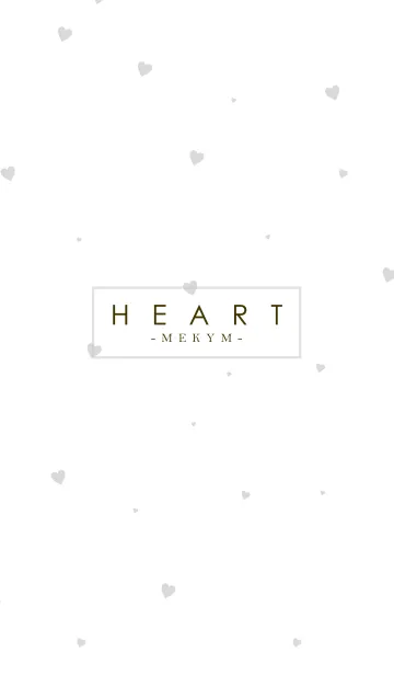 [LINE着せ替え] HEART Gray-MEKYM 28の画像1