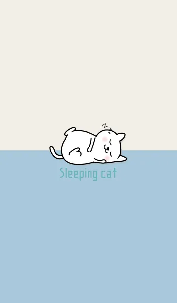 [LINE着せ替え] I am a Sleeping cat 25の画像1