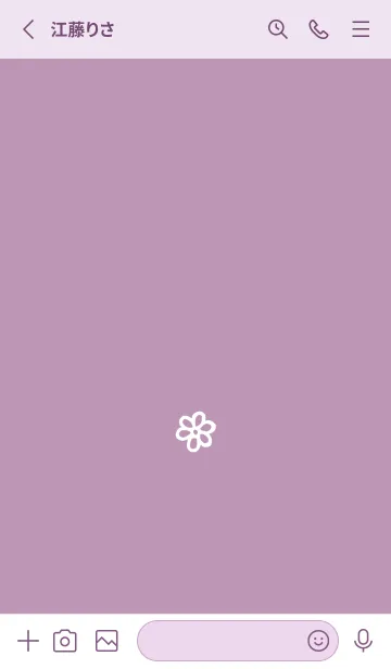 [LINE着せ替え] ミニ フラワー _3の画像3