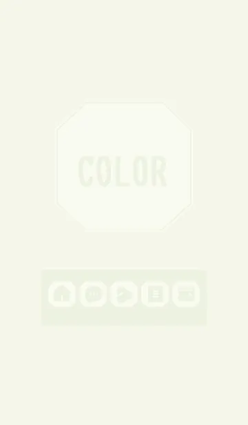 [LINE着せ替え] green color K13の画像1