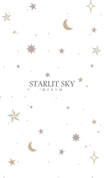 [LINE着せ替え] SIMPLE-STARLIT SKY MEKYM 19の画像1