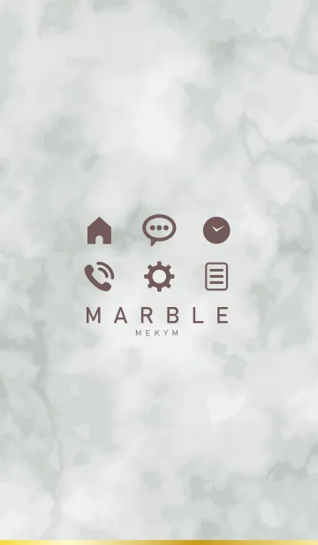 [LINE着せ替え] Marble / SIMPLE ICON 9の画像1