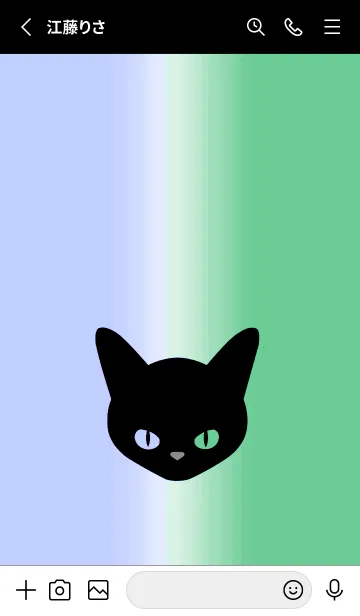 [LINE着せ替え] ブラック キャット 69の画像3