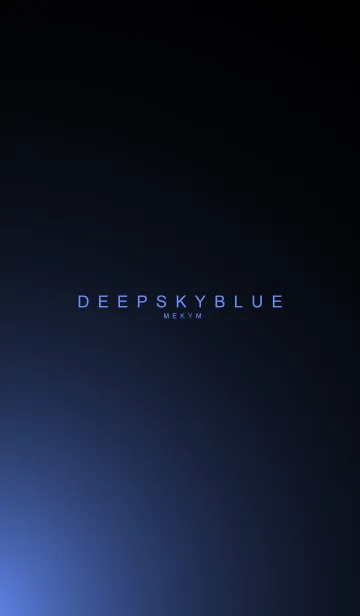 [LINE着せ替え] DEEPSKYBLUELIGHT -MEKYM-の画像1