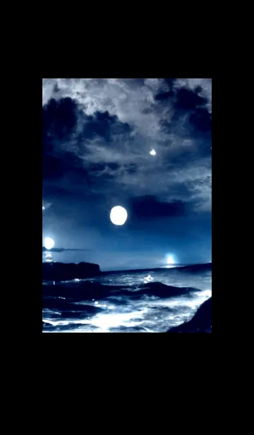 [LINE着せ替え] 幻想月夜「Bank」。の画像1