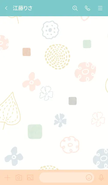 [LINE着せ替え] 花咲く季節3の画像3