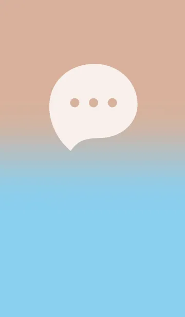 Beige & Baby Blue Theme V3 (JP)の着せ替えメイン画像