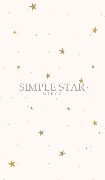 [LINE着せ替え] SIMPLE STAR NATURAL YELLOW 20の画像1