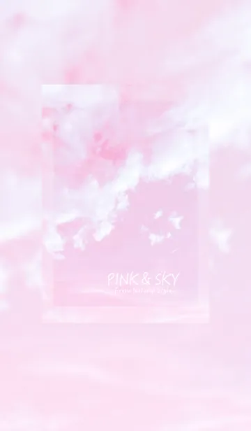 [LINE着せ替え] PINK＆SKY 10 ／ナチュラルスタイルの画像1