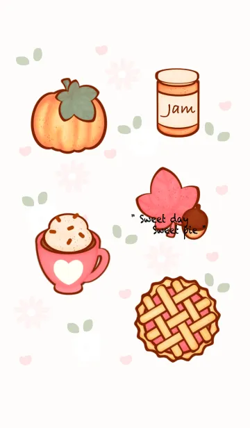 [LINE着せ替え] Lovely pumpkin pieの画像1
