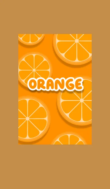 [LINE着せ替え] CUTE ORANGE CUTE THEMEの画像1