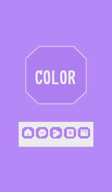 purple color K06の着せ替えメイン画像