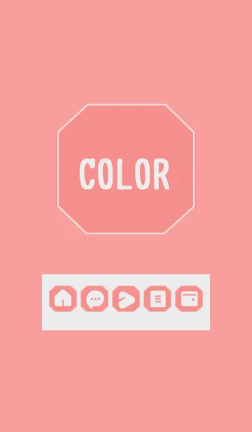 [LINE着せ替え] red color K06の画像1