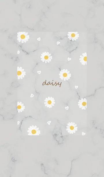 [LINE着せ替え] デイジーとマーブル✿グレージュ02_1の画像1