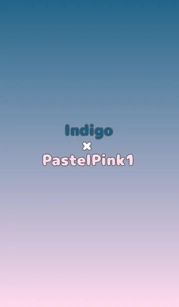 [LINE着せ替え] 藍色★パステルピンク1.TKCの画像1