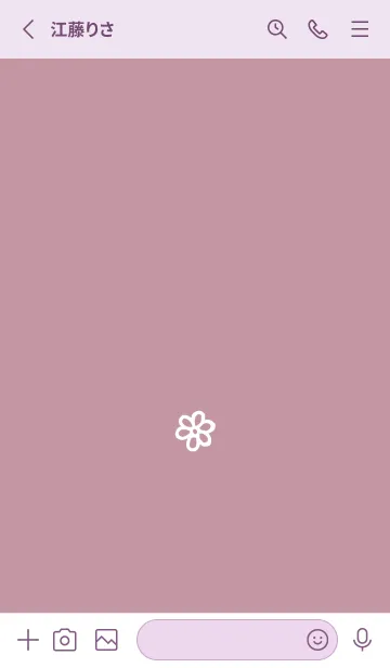 [LINE着せ替え] ミニ フラワー _4の画像3