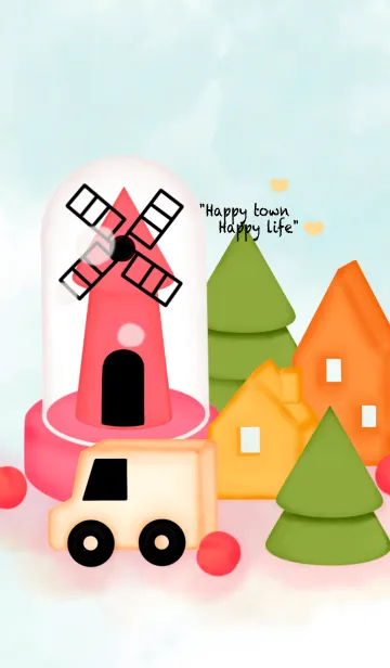 [LINE着せ替え] Mini sweet town 12の画像1