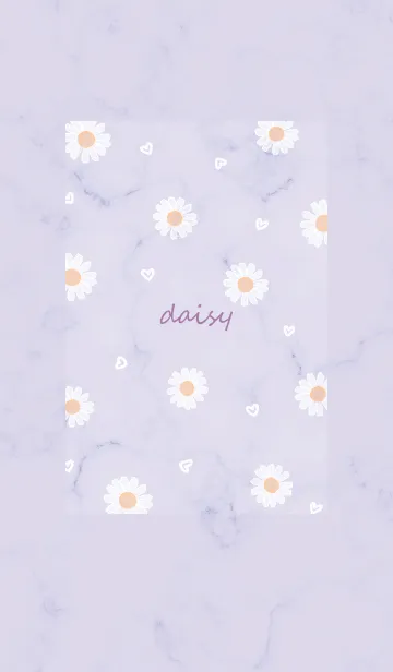 [LINE着せ替え] デイジーとマーブル✿藤色06_1の画像1