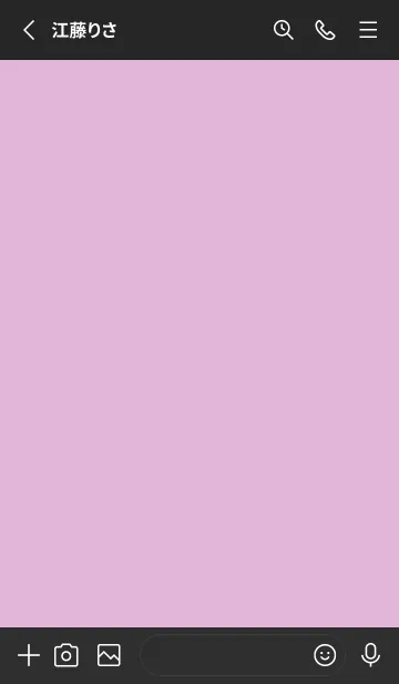 [LINE着せ替え] 黒とピンクのシンプルの画像3