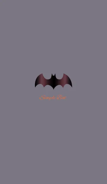 [LINE着せ替え] Simple Bat..43の画像1