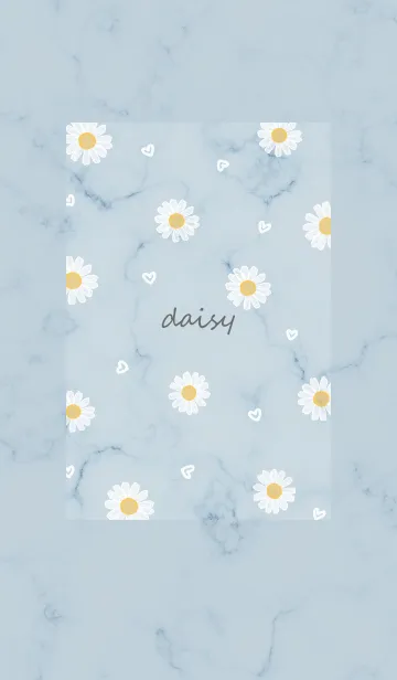 [LINE着せ替え] デイジーとマーブル✿ブルー07_1の画像1