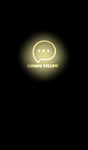 [LINE着せ替え] Banana Yellow Neon Theme V3 (JP)の画像1
